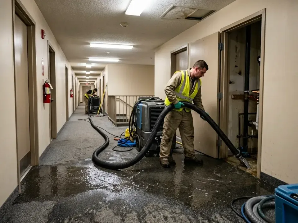 multi-unit-apartment-hallway-f-005 — frequently asked questions, Emergency Burst Pipe Water Extraction & Removal in North Pe…